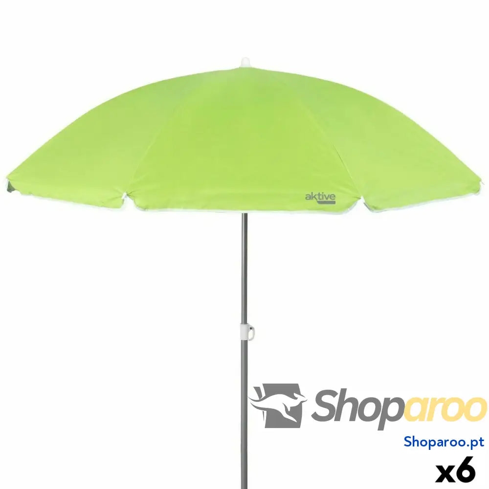 Guarda-sol Aktive 220 x 212 x 220 cm 220 x 218 x 220 cm (6 Unidades)