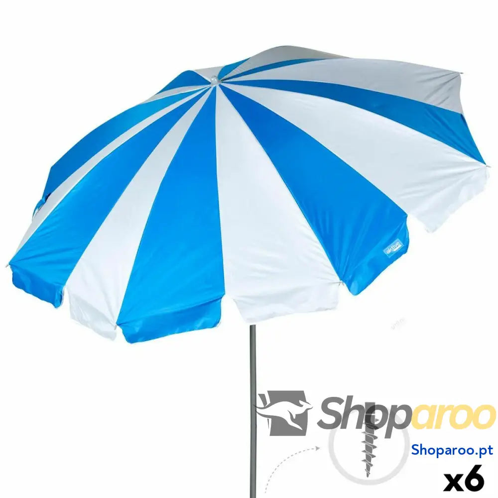 Guarda-sol Aktive 220 x 230 x 220 cm (6 Unidades)