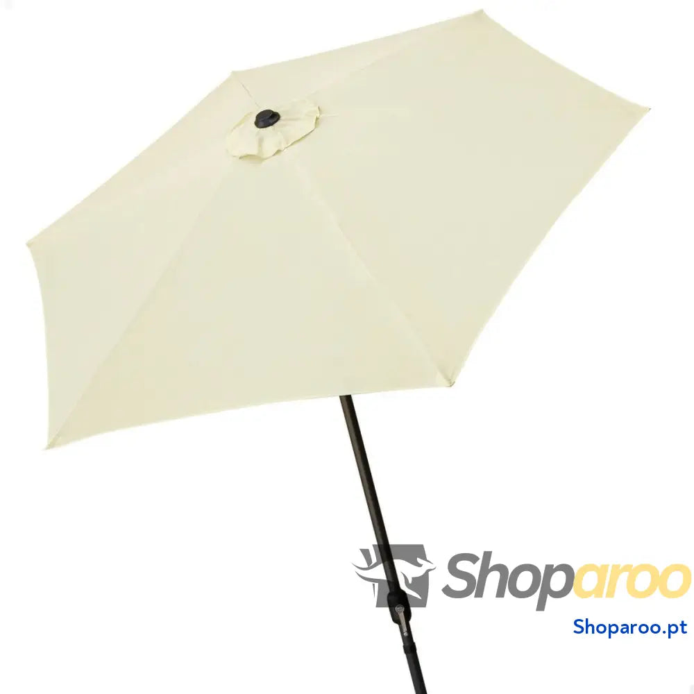 Guarda-sol Aktive Creme Ø 250 cm 250 x 235 x 250 cm
