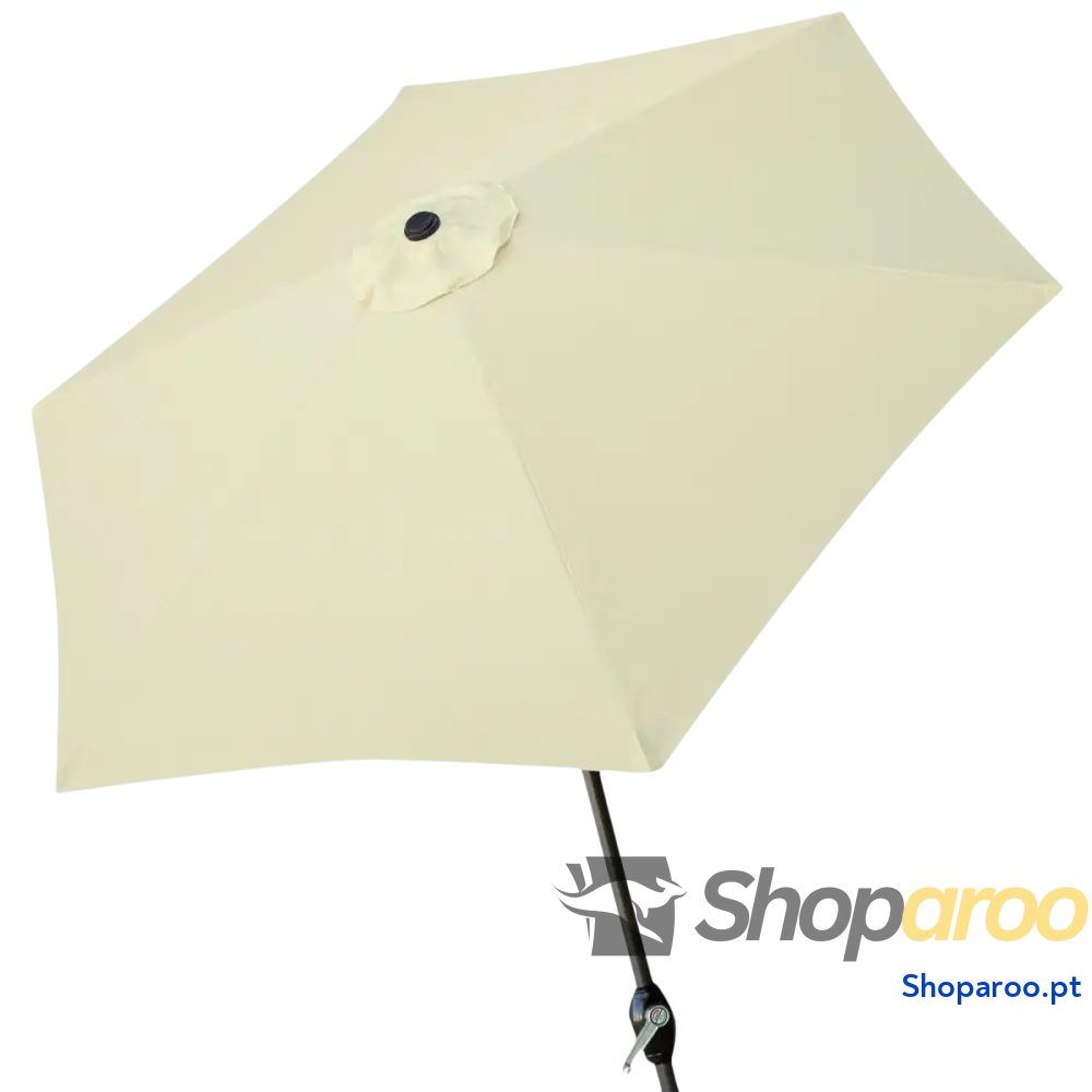 Guarda-sol Aktive Creme Ø 300 cm 300 x 245 x 300 cm
