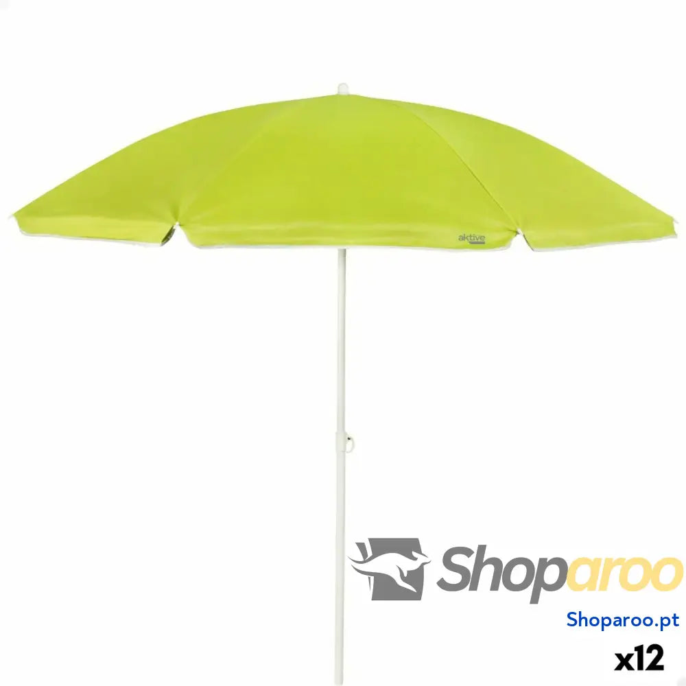 Guarda-sol Aktive Verde 200 x 202 x 200 cm (12 Unidades)