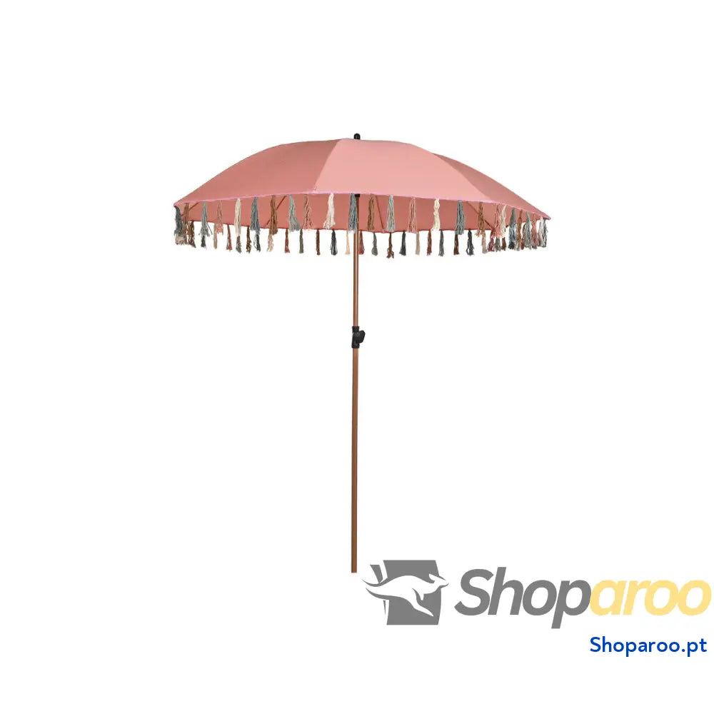 Guarda-sol DKD Home Decor Coral 180 x 180 x 190 cm