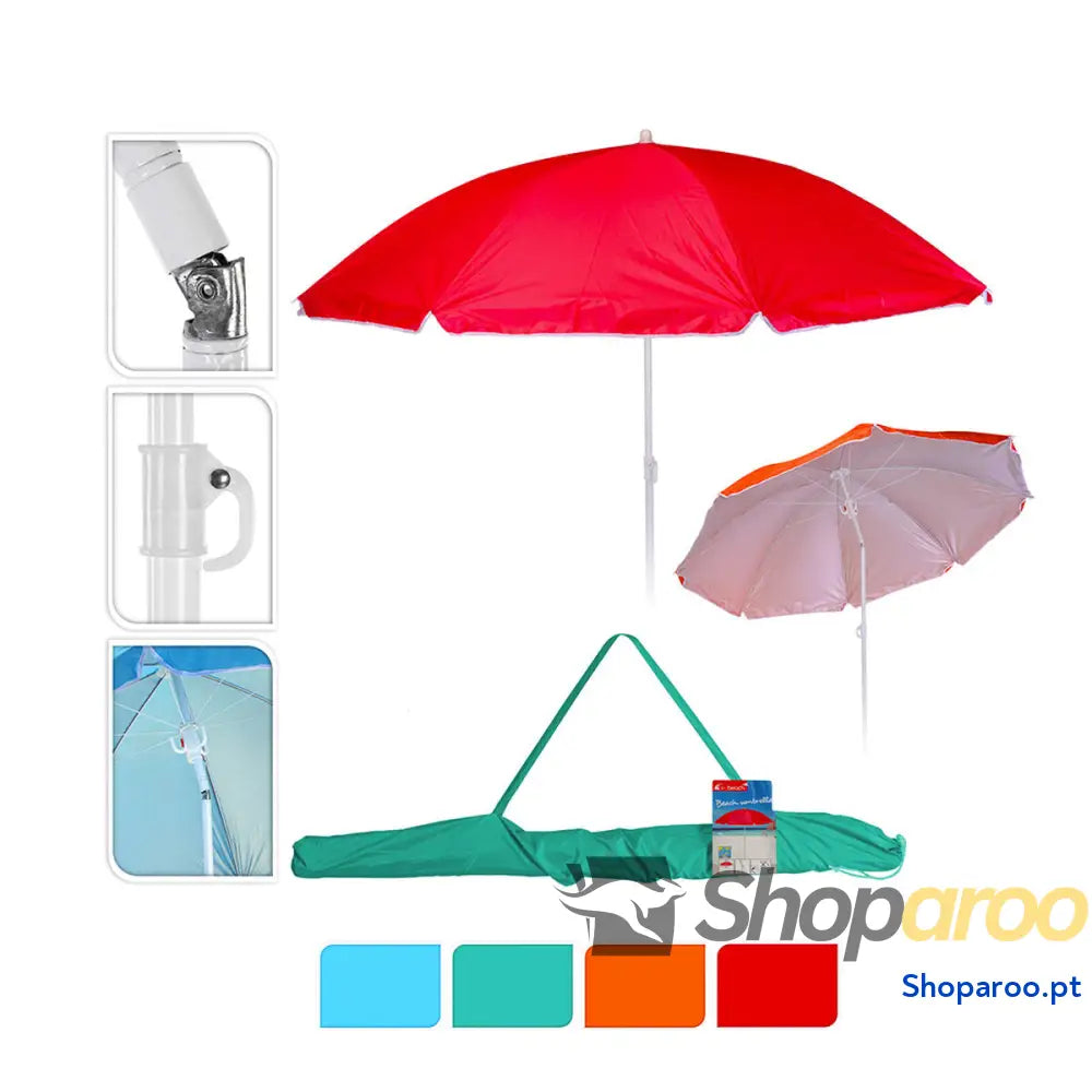 Guarda-sol Pro Beach Ø 160 cm Ø 160 CM Ajustável