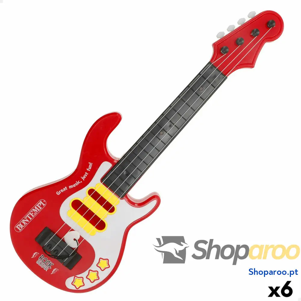 Guitarra Infantil Bontempi 17 x 51 x 5 cm (6 Unidades)