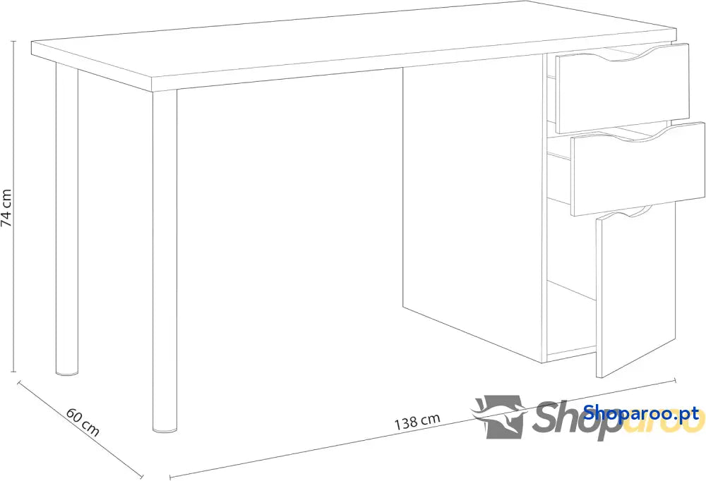 Habitdesign 004604BO Mesa para computador