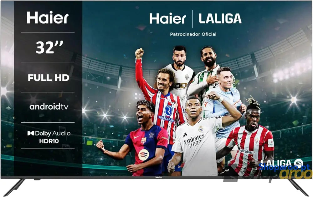 Haier Direct LED Full HD H32K702FG 32’’ Smart TV HDR Dolby Audio Android 11 Google Assistant Bluetooth 5.1 DBX HDMI 2.1