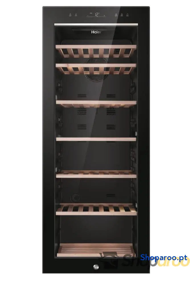 Haier Wine Bank 50 Series 5 HWS49GA 49 Bottle Bar WIFI Prateleiras de madeira Filtro anti UV carvão Arrefecimento