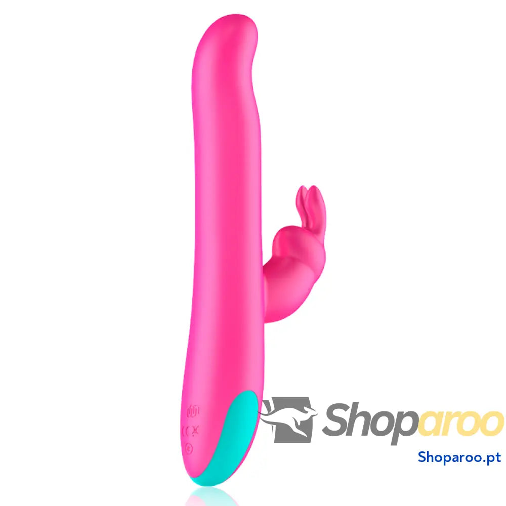 HAPPY LOKY - PLUTO COELHO VIBRADOR E ROTADOR RELÓGIO COM TECNOLOGIA SEM FIO COMPATÍVEL