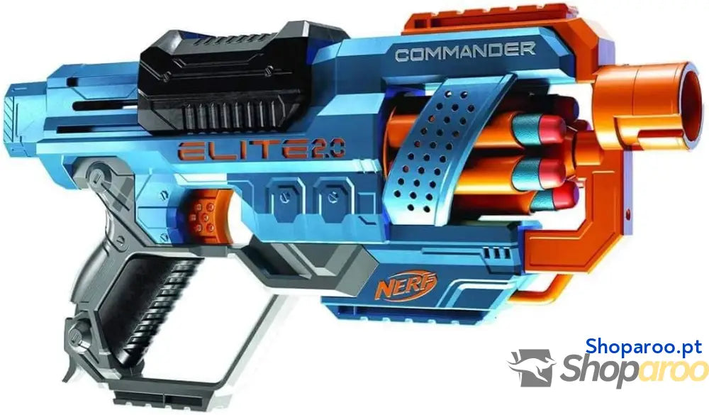 Hasbro Nerf 2.0 Commander RC 6 lançador de dardos brinquedo 12 peças jogos ao ar livre para meninos e meninas 8 anos