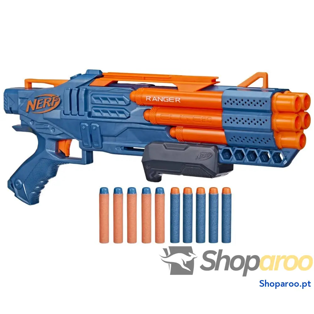 Hasbro Nerf 2.0 Commander RC 6 lançador de dardos brinquedo 12 peças jogos ao ar livre para meninos e meninas 8 anos