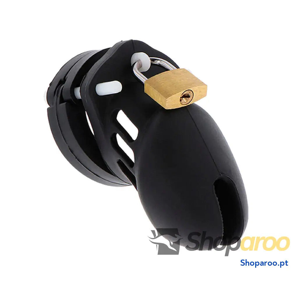 HIDDEN DESIRE - EXTREME CASTIDADE GAIOLA DE SILICONE TAMANHO S PRETO