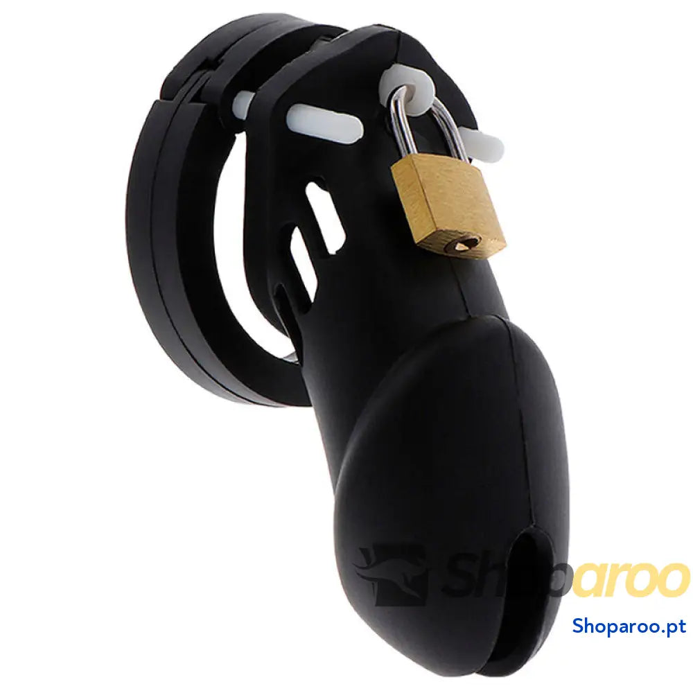 HIDDEN DESIRE - EXTREME GAIOLA DE PÉNIS DE CASTIDADE SILICONE TAMANHO L PRETO