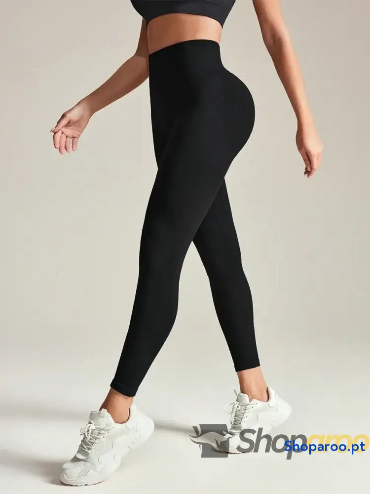 Leggings de cintura subida