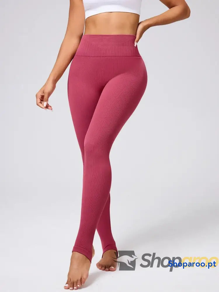 High Waist Stirrup Active Leggings