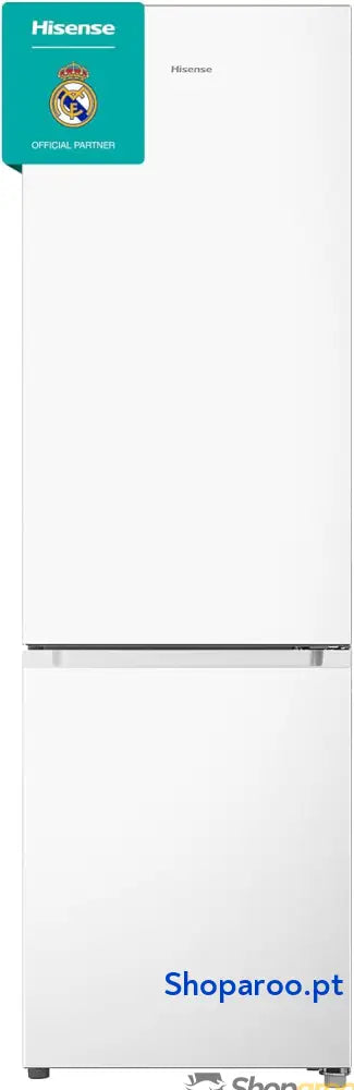 Hisense RB343D4CWE Frigoríficos Combi 269 L classe E 55 cm x 180 abertura de portas 90º porta reversível gavetas frutas