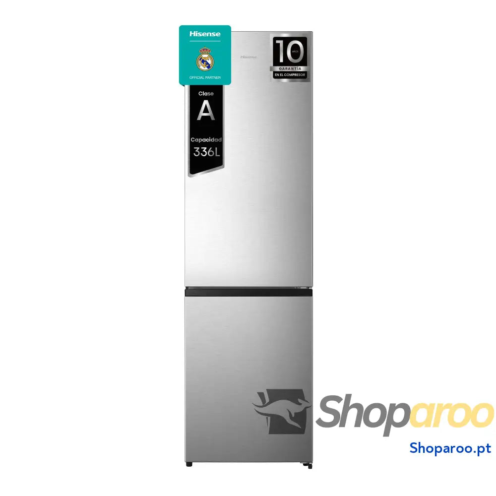 Hisense RB440N4BWE Frigorífico Combinado classe E eficiente capacidade de 336 l com 200 cm altura super freeze