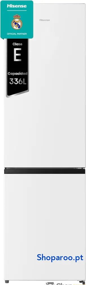 Hisense RB440N4BWE Frigorífico Combinado classe E eficiente capacidade de 336 l com 200 cm altura super freeze