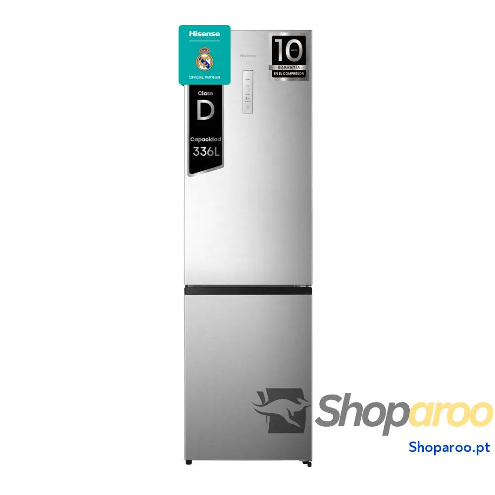 Hisense RB440N4BWE Frigorífico Combinado classe E eficiente capacidade de 336 l com 200 cm altura super freeze