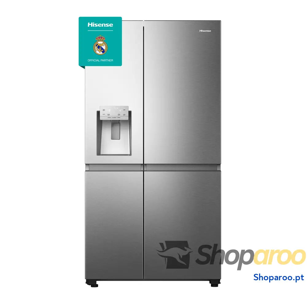 Hisense RS711N4ACE Frigorífico Side by capacidade 547 l com 178,6 cm de altura sem rost super frio alarme porta aberta