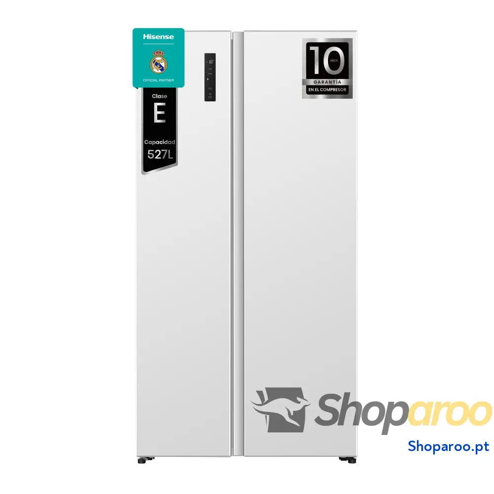 Hisense RS711N4ACE Frigorífico Side by capacidade 547 l com 178,6 cm de altura sem rost super frio alarme porta aberta