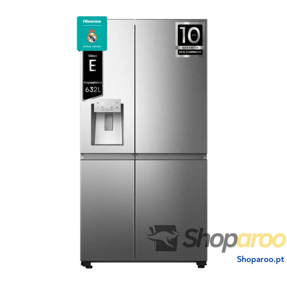 Hisense RS711N4ACE Frigorífico Side by capacidade 547 l com 178,6 cm de altura sem rost super frio alarme porta aberta