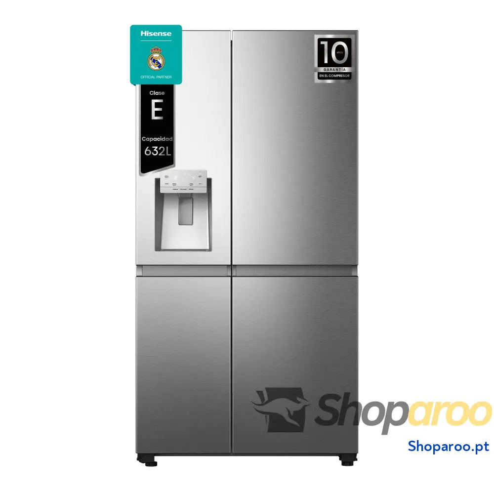 Hisense RS711N4ACE Frigorífico Side by capacidade 547 l com 178,6 cm de altura sem rost super frio alarme porta aberta