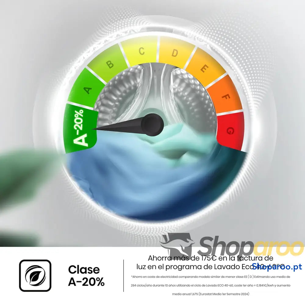Hisense WF1Q8041BW2 Máquina de lavar roupa classe A 8 kg 1400 rpm altura 85 cm x largura 60 branco função vapor 99,9%
