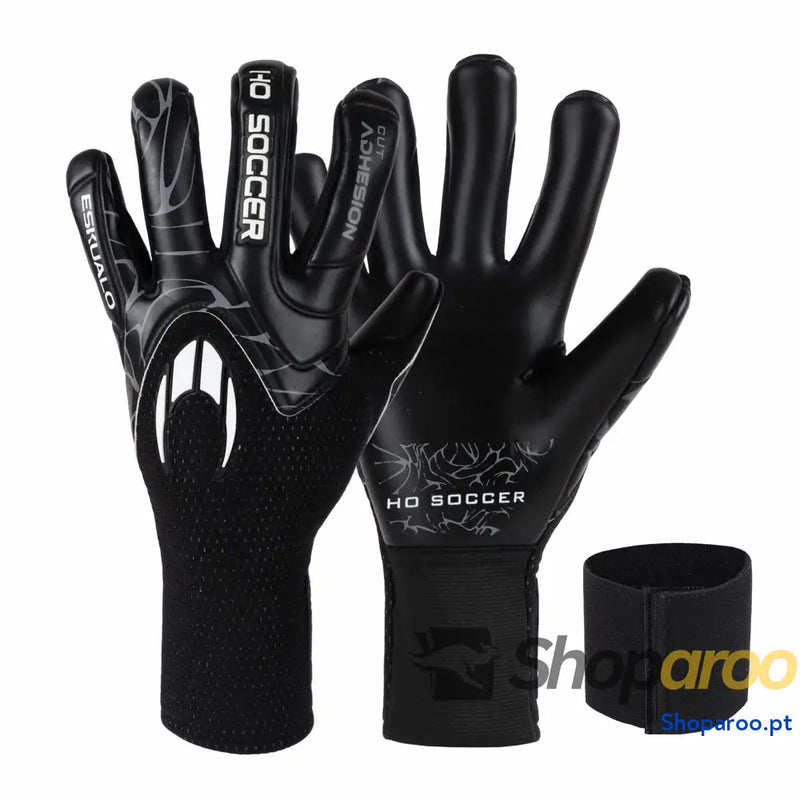 HO Soccer ESKUALO Blackout luvas de guarda redes
