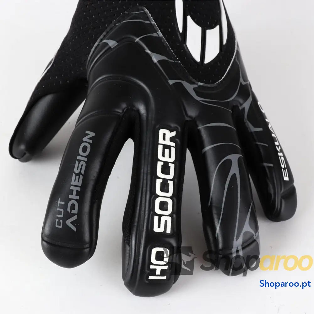 HO Soccer ESKUALO Blackout luvas de guarda redes