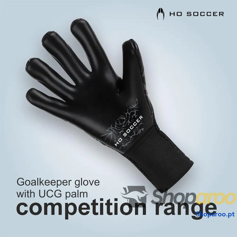 HO Soccer ESKUALO Blackout luvas de guarda redes