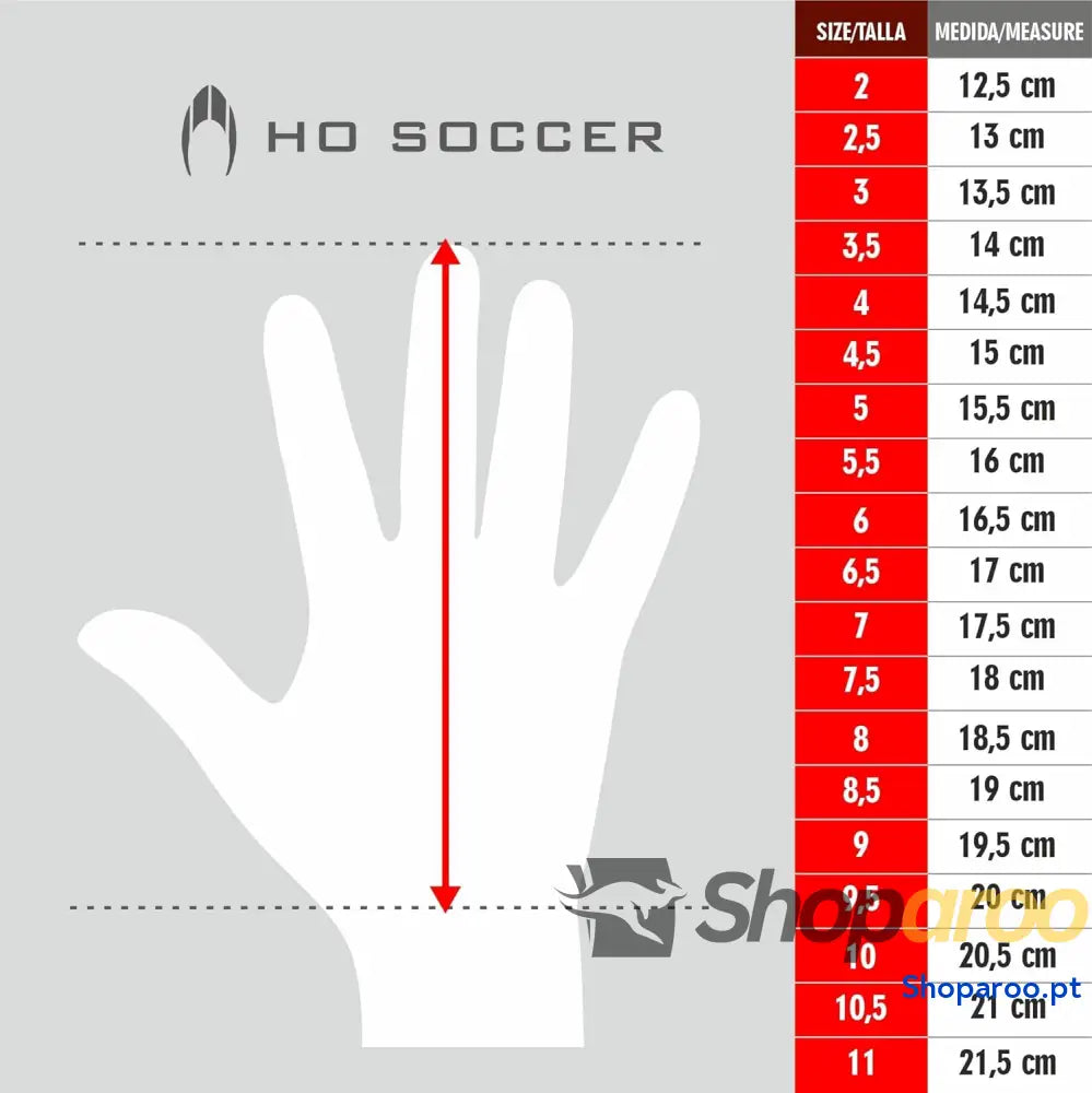 HO Soccer ESKUALO Blackout luvas de guarda redes