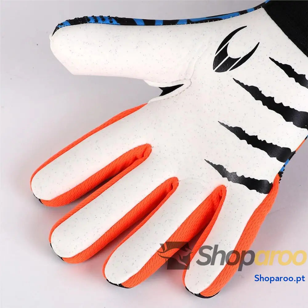 HO SOCCER Rage Plus Hazard V2 Blue Luvas de guarda redes unissex azul/laranja
