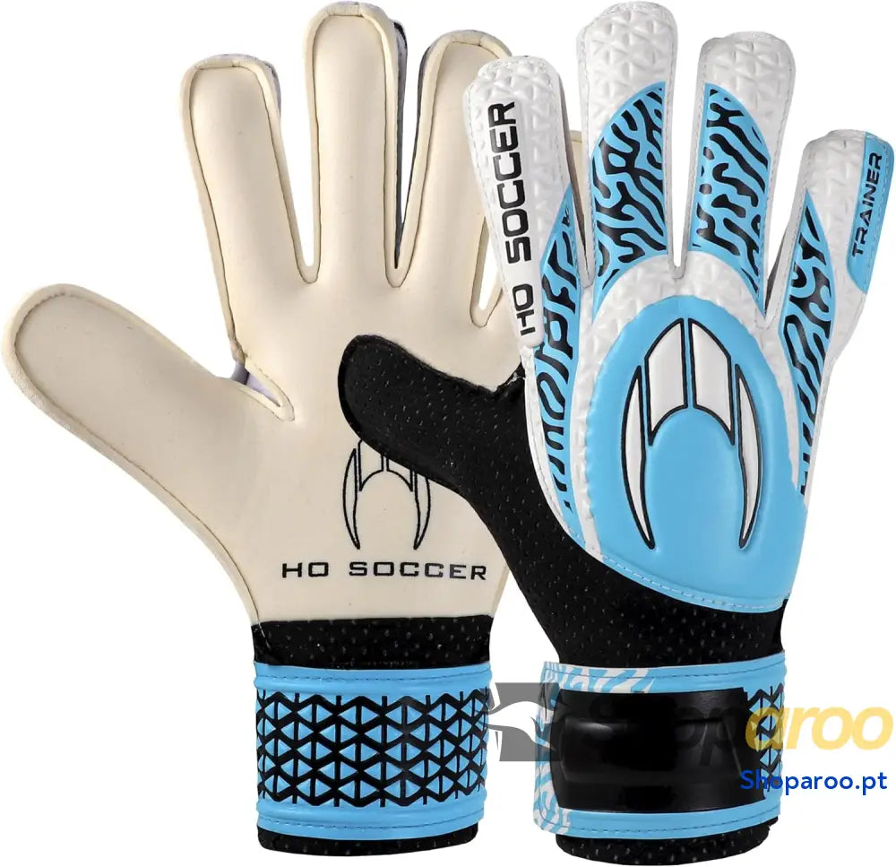HO SOCCER Trainer Arena Blue Luvas de guarda redes unissexo azul/preto
