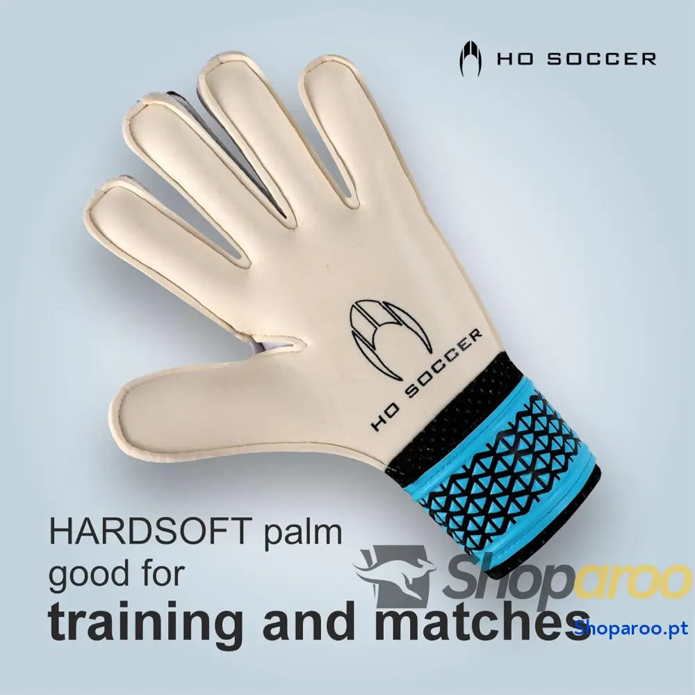 HO SOCCER Trainer Arena Blue Luvas de guarda redes unissexo azul/preto