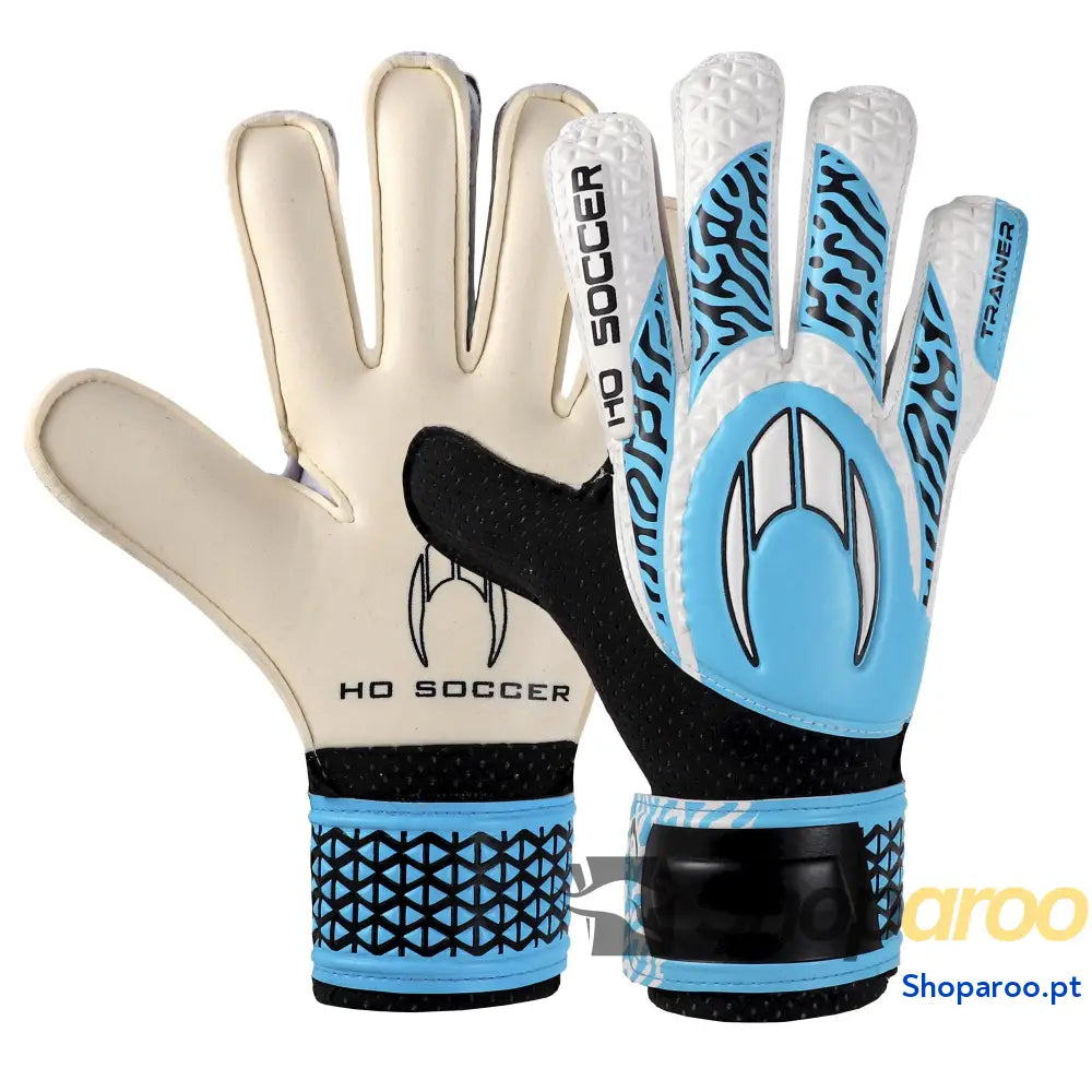 HO SOCCER Trainer Arena Blue Luvas de guarda redes unissexo azul/preto