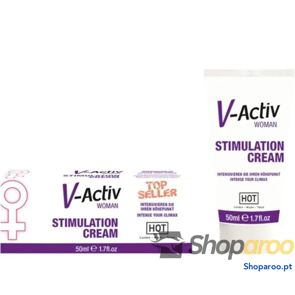 HOT - V-ACTIV CREME DE ESTIMULAÇÃO FEMININA 50ML