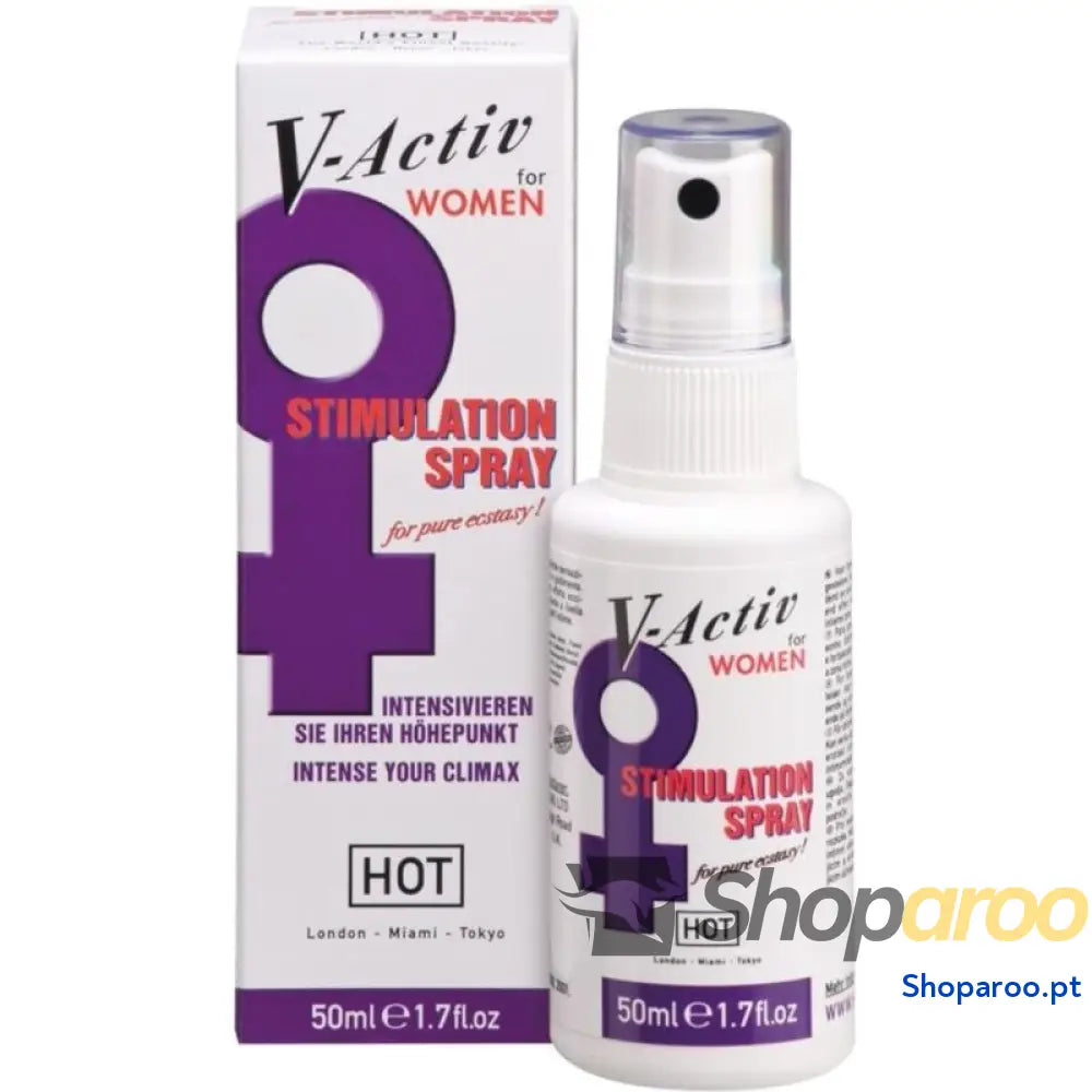 HOT - V-ACTIV PENIS POWER SPRAY FEMININO 50ML