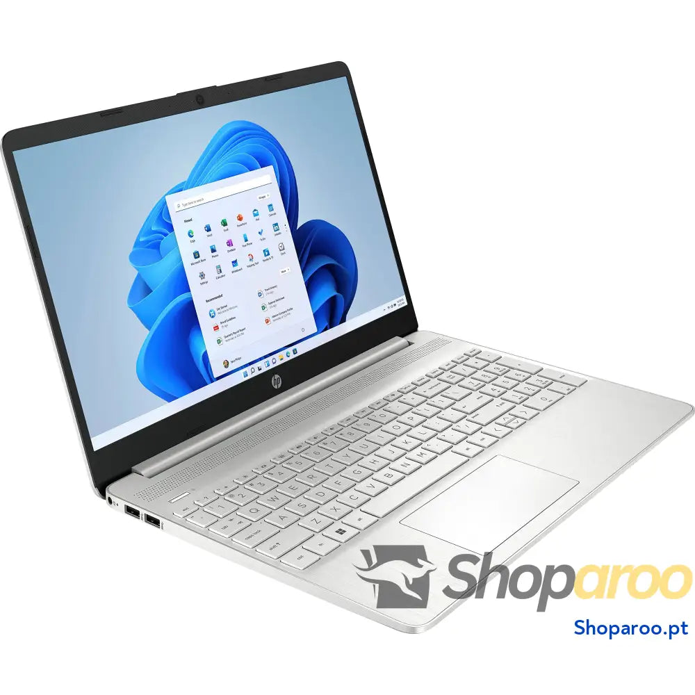 HP 15-fd0186ns – Portátil FHD de 15,6’’ (Intel N100 4 GB RAM 128 UFS Intel UHD Windows 11) Prata Teclado QWERTY