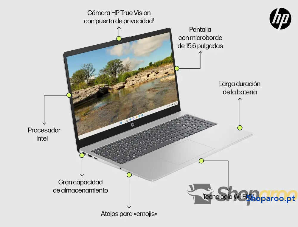HP 15-fd0188ns – Portátil FHD de 15,6’’ (Intel Core i5-1334U 16 GB RAM SSD 512 gráficos Intel Iris Xe sem sistema