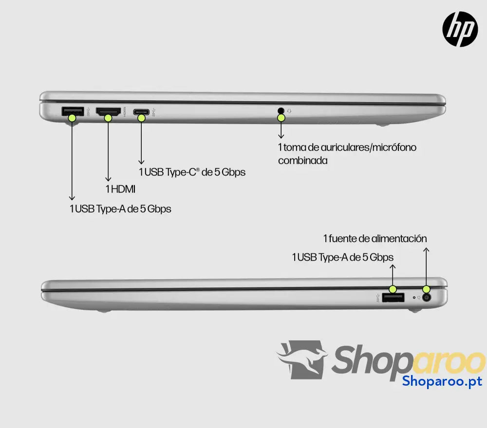 HP 15-fd0188ns – Portátil FHD de 15,6’’ (Intel Core i5-1334U 16 GB RAM SSD 512 gráficos Intel Iris Xe sem sistema