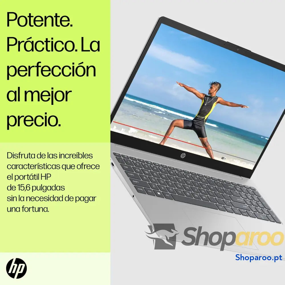 HP 15 fd0193ns Computador portátil FHD de 15,6’’ (Intel Core i3 N305 8 GB RAM 512 SSD Intel UHD Graphics sem sistema