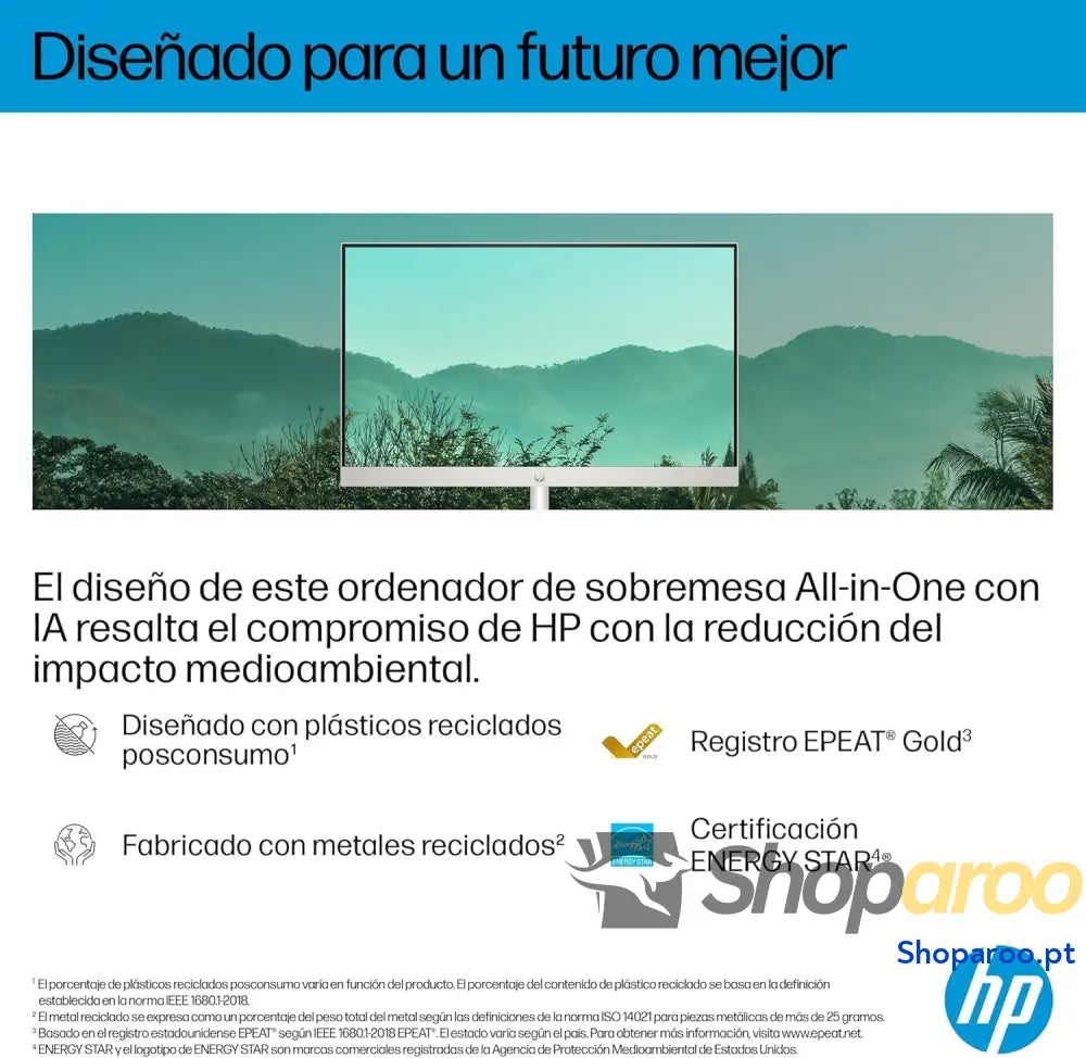 HP 27-cr0005ss - Computador Full HD de 27’’ com câmara sem fios teclado e rato (AMD Ryzen 7 7730U 16 GB RAM SSD 1 TB