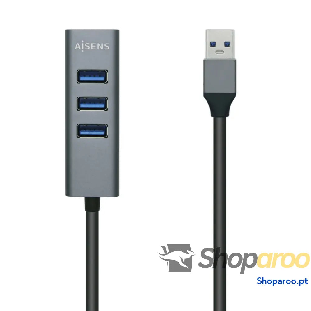 Hub USB Aisens A106-0507 Cinzento Alumínio (1 Unidade)