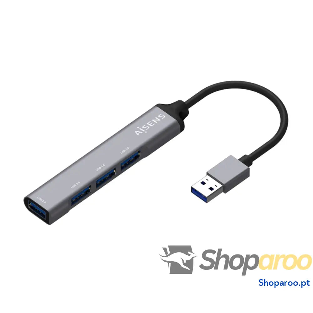 Hub USB Aisens A106-0540 Cinzento (1 Unidade)