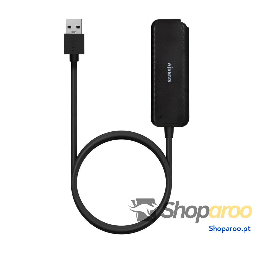 Hub USB Aisens A106-0714 Preto (1 Unidade)