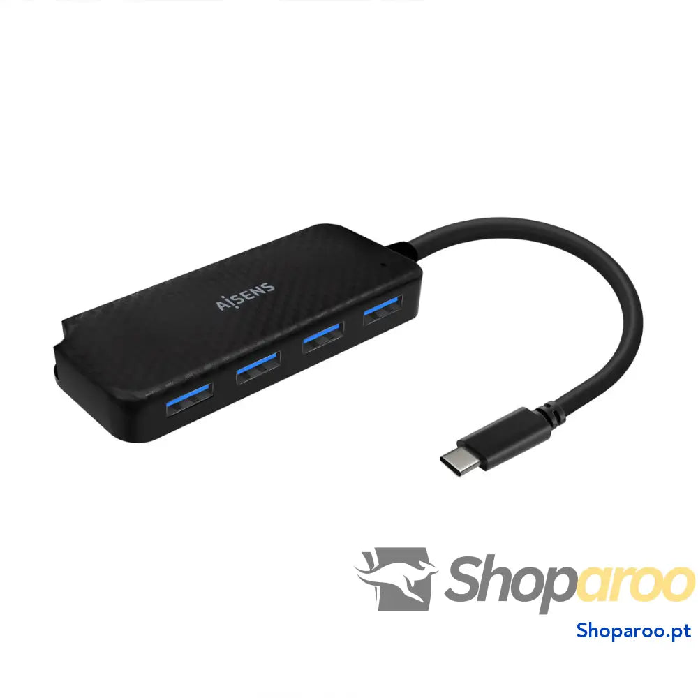Hub USB Aisens A109-0715 Preto (1 Unidade)