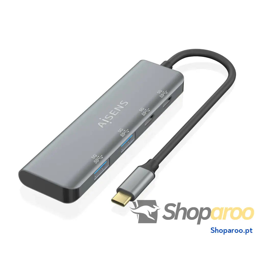 Hub USB Aisens A109-0763 Cinzento (1 Unidade)