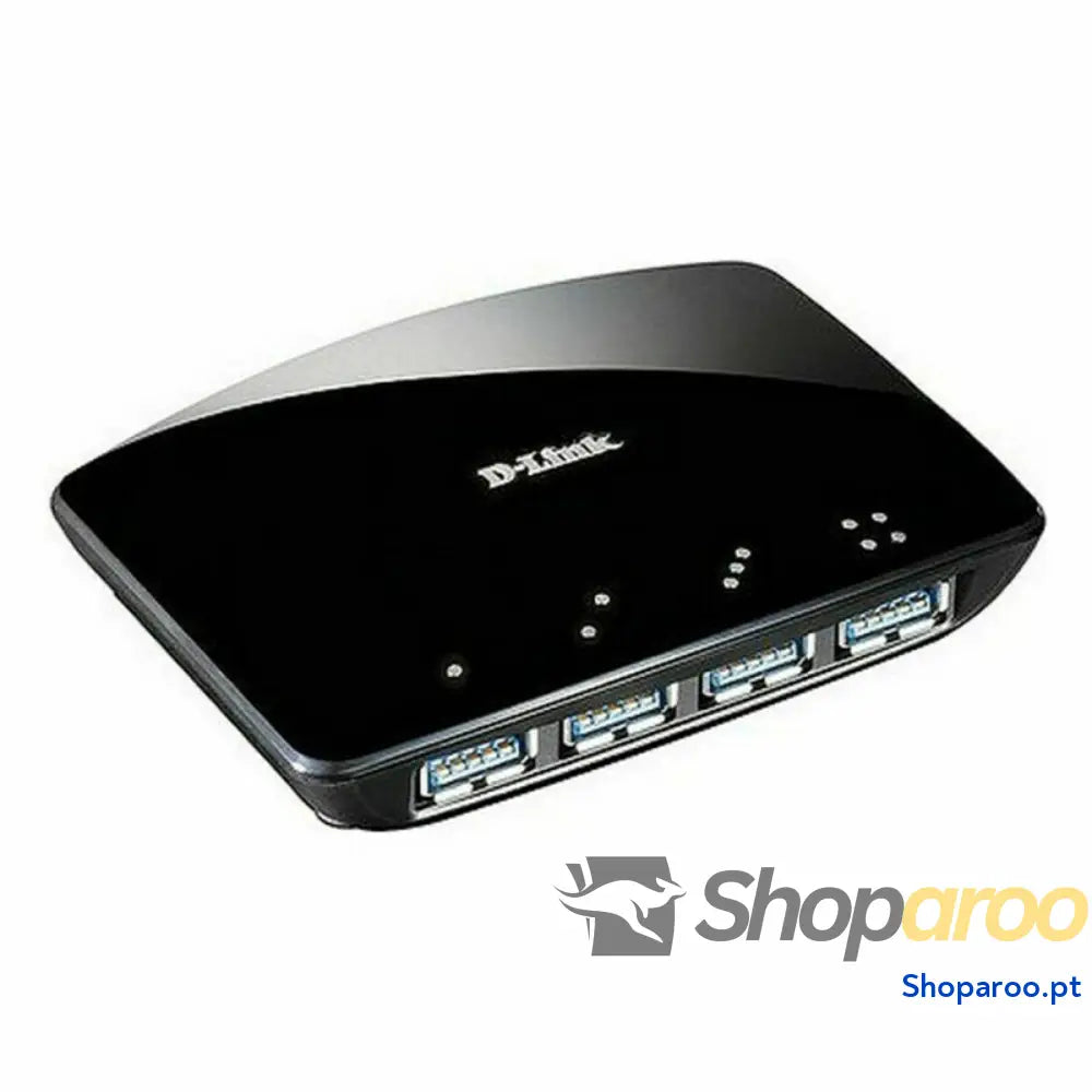 Hub USB D-Link DUB-1340/E Preto