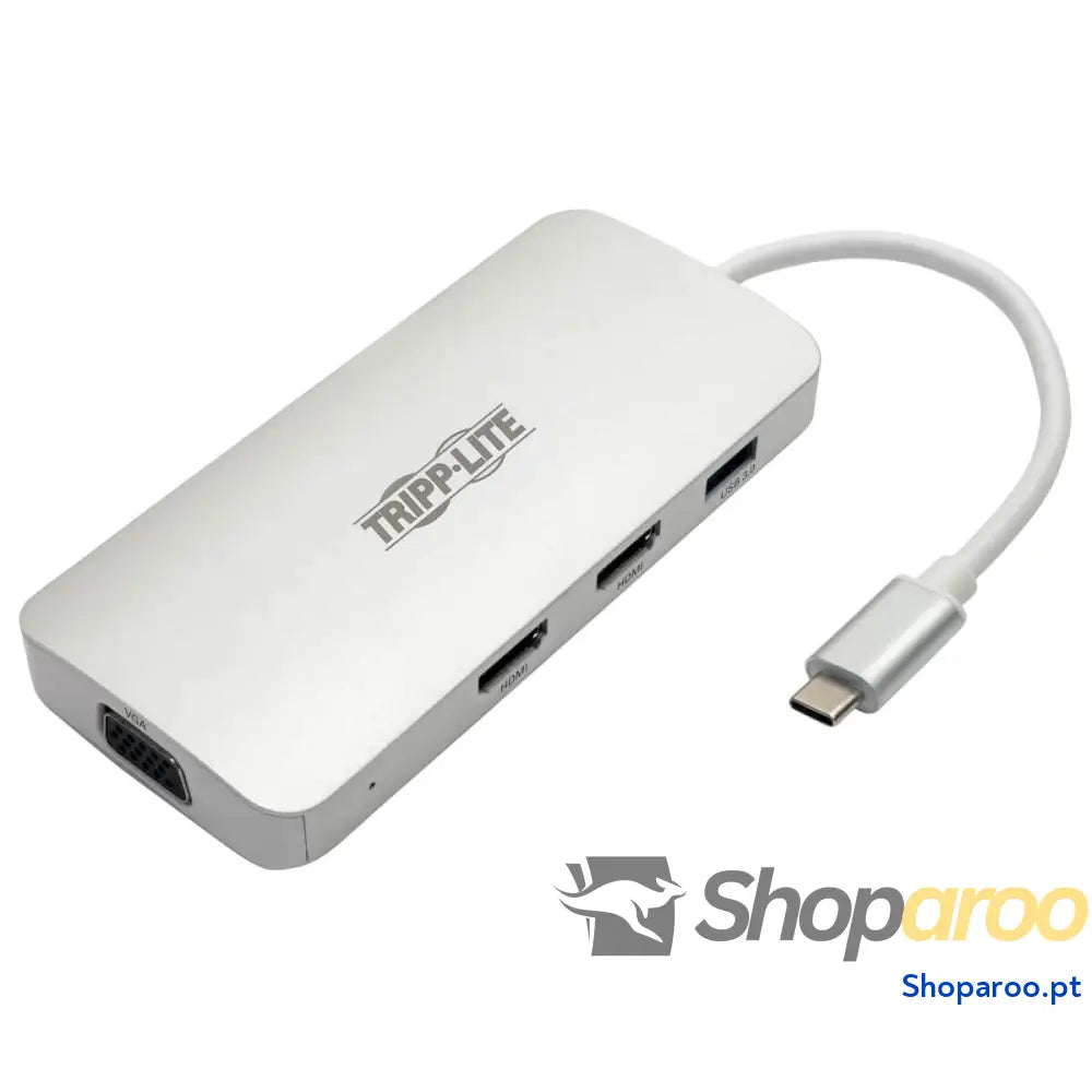 Hub USB Eaton U442-DOCK12-S Prateado