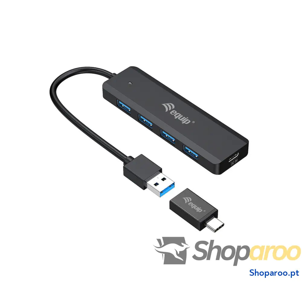 Hub USB Equip 128959 Preto